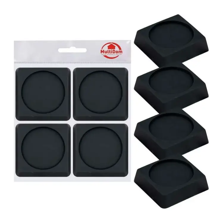 Антивибрационные подставки для стиральных машин и холодильников МУЛЬТИДОМ ПТ76-145