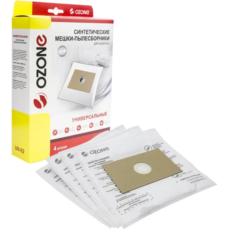 Оригинальные синтетические универсальные пылесборники OZONE UN-02