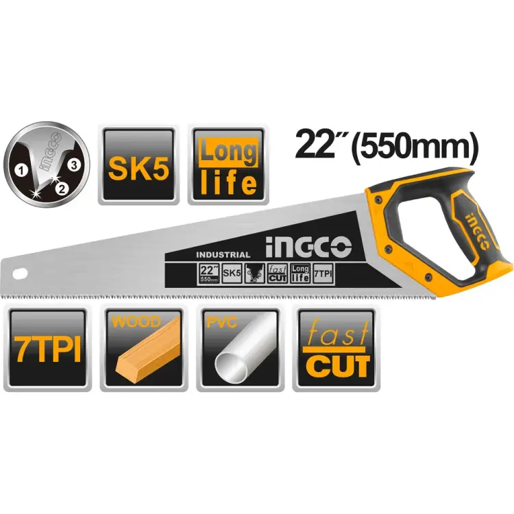 Ножовка по дереву INGCO HHAS28550