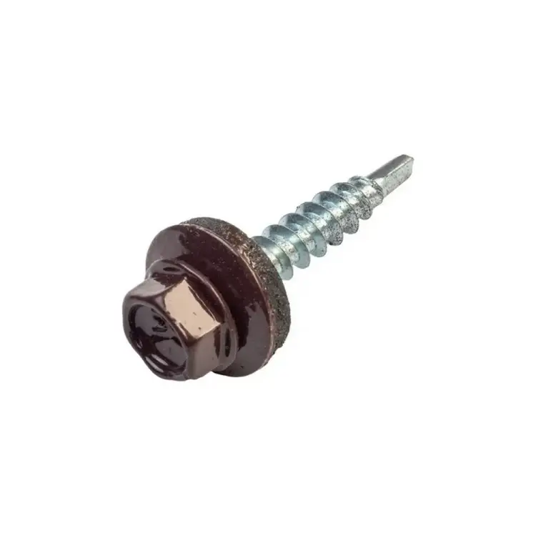 Кровельный саморез качественный крепеж 4,8/51 RAL801795 коричневый (95 шт.) 0500121