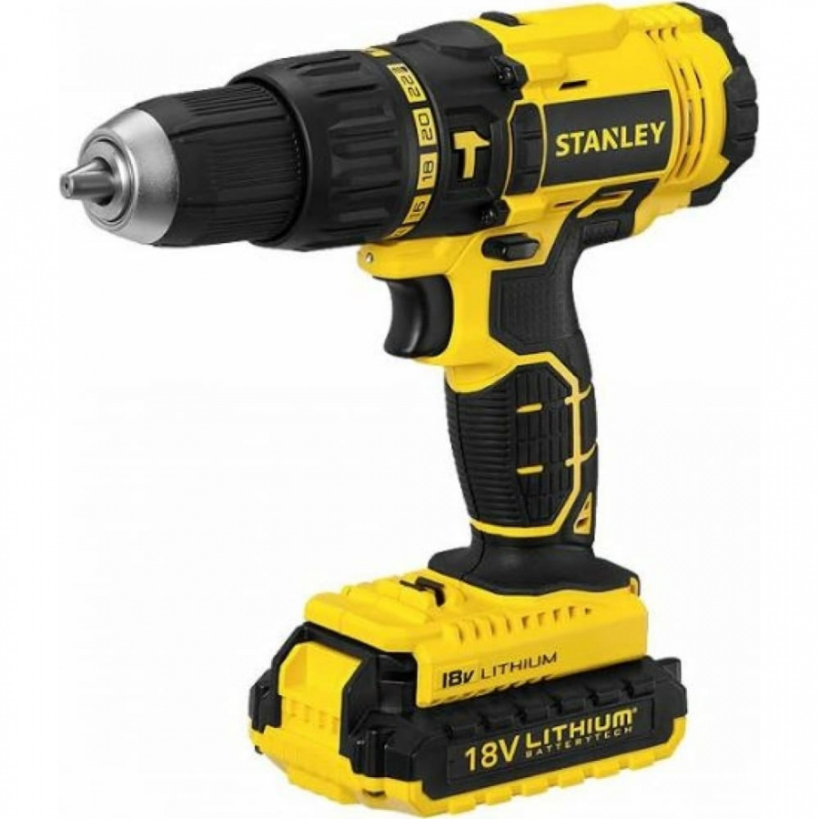 Аккумуляторный шуруповерт Stanley SCH201D2K