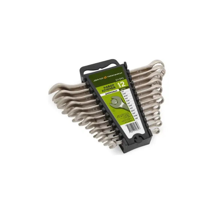 Набор комбинированных дюймовых ключей Дело Техники 511892 Набор комбинированных дюймовых ключей Дело Техники 511892