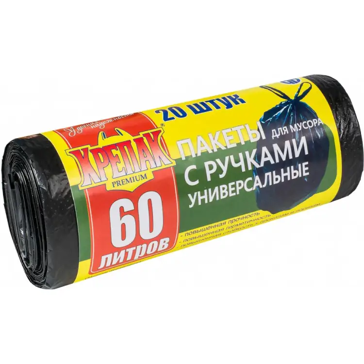 Мешки для мусора Крепак 4607075710290 Мешки для мусора Крепак 4607075710290