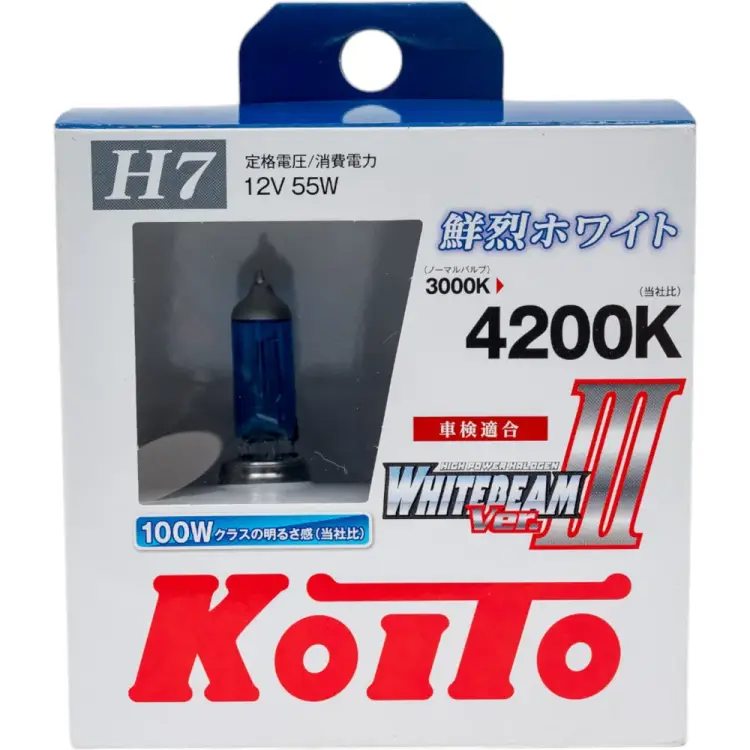 Высокотемпературная лампа KOITO Whitebeam H7 P0755W 7037