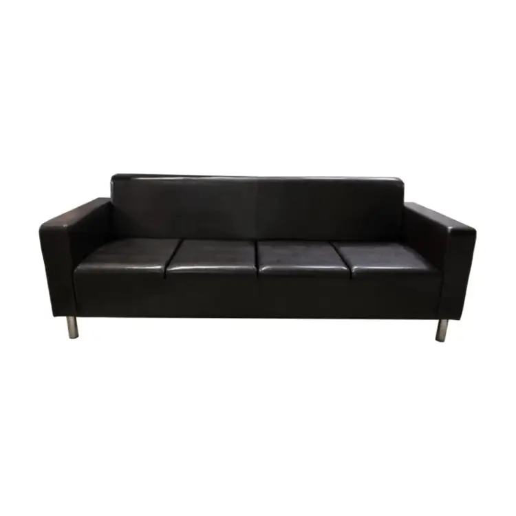 Четырехместный диван Мягкий Офис шоколадный АРТЛЮ402ШК