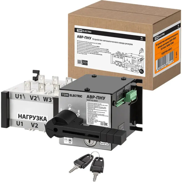 Утройство автоматического ввода резерва TDM ELECTRIC авр-пну SQ0743-0051