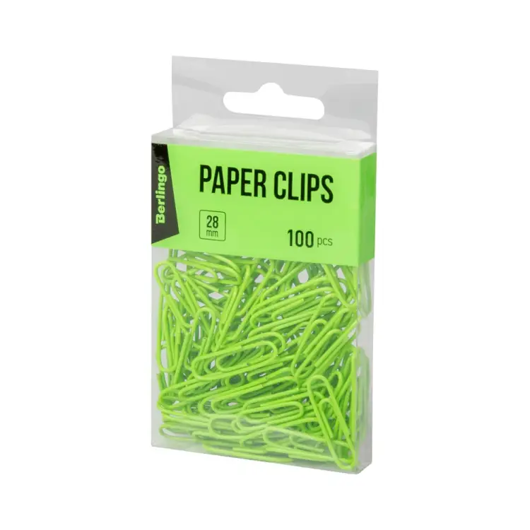 Цветные скрепки Berlingo DBs_28100b