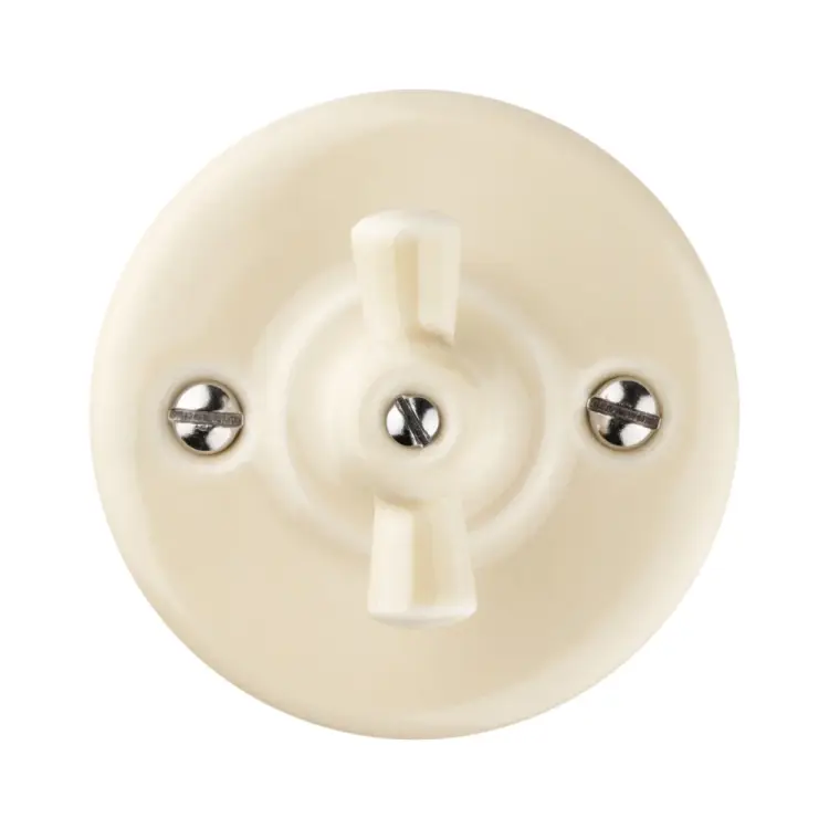 Фарфоровый поворотный выключатель TDM ELECTRIC Болонь SQ1820-0310