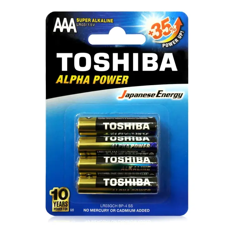 Алкалиновый элемент питания Toshiba ALPHA POWER 4456