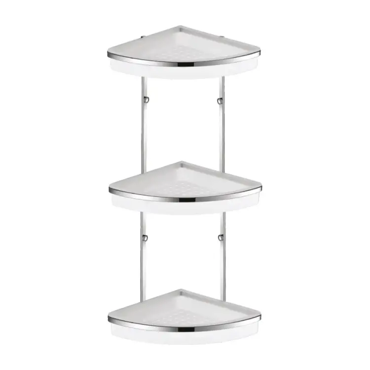 Трехъярусная угловая настенная полка OUTE TL14