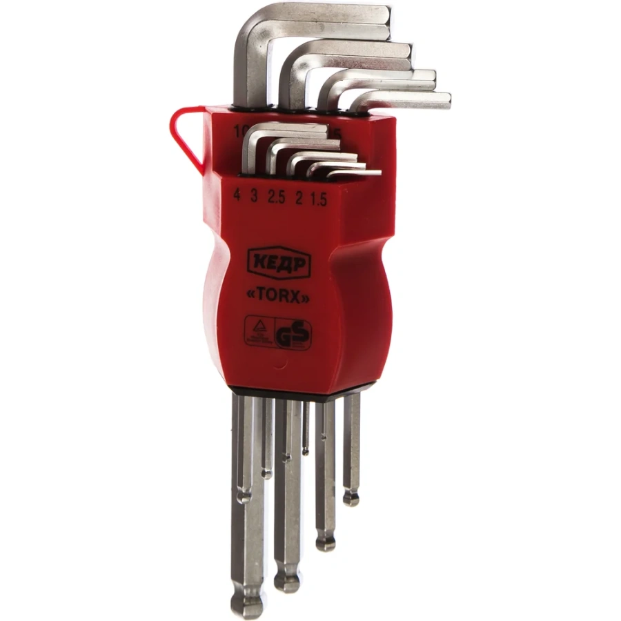 Шестигранные ключи Кедр 037-2321 25044 Шестигранные ключи Кедр 037-2321 25044