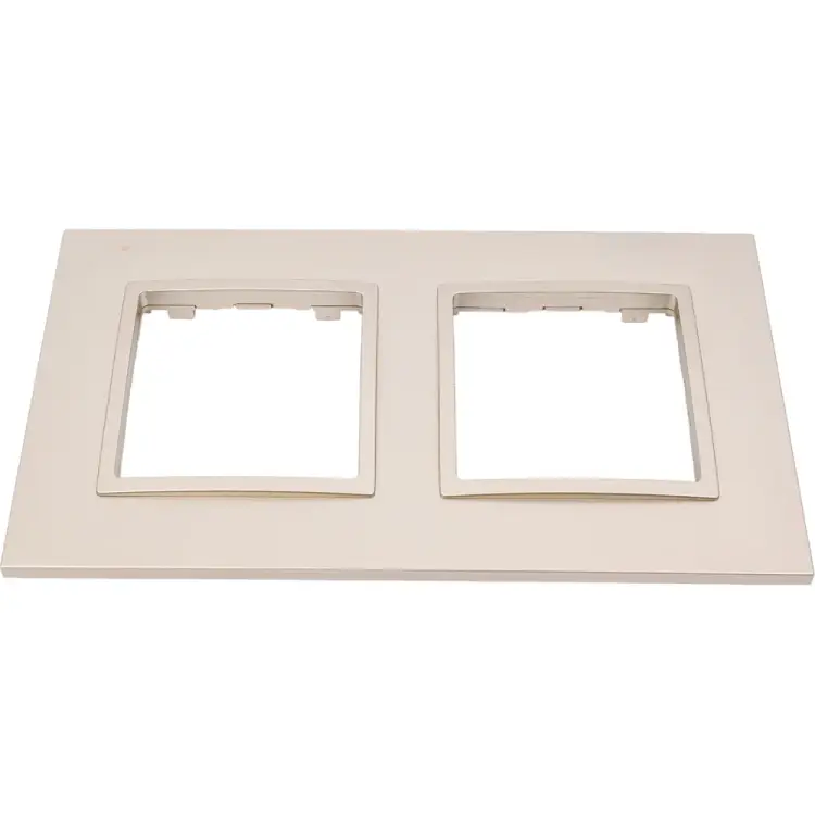 Рамка для розеток и выключателей ЭРА Elegance 14501204 Classic, на 2 поста, шампань Б0060579