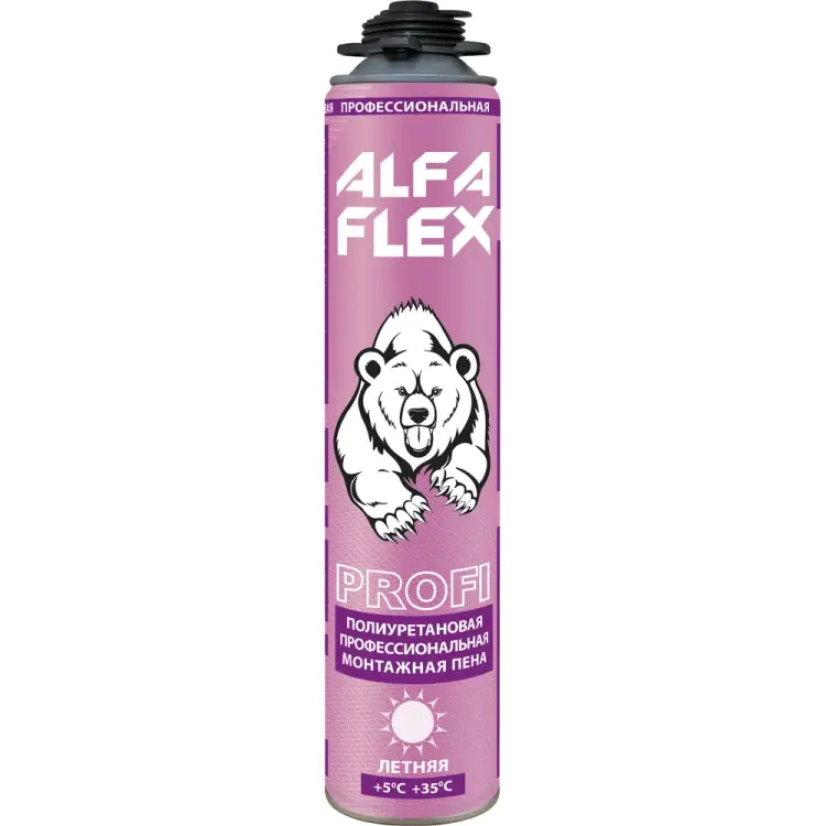 Пистолетная летняя пена ALFAFLEX Profi 65 755418 Пистолетная летняя пена ALFAFLEX Profi 65 755418