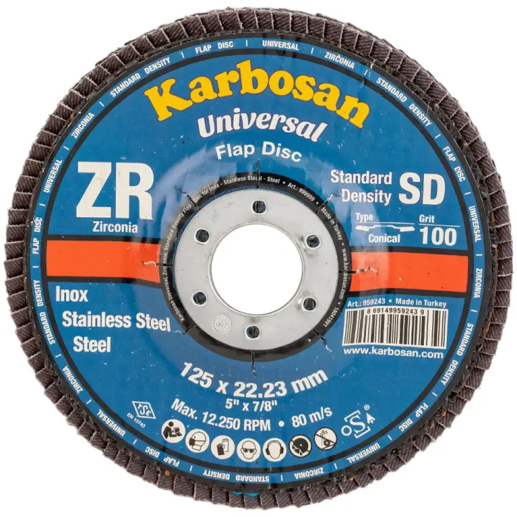 Круг лепестковый ABRAFORM P-100 AF-FLAP-CN-125-P100-ZR65 Круг лепестковый ABRAFORM P-100 AF-FLAP-CN-125-P100-ZR65