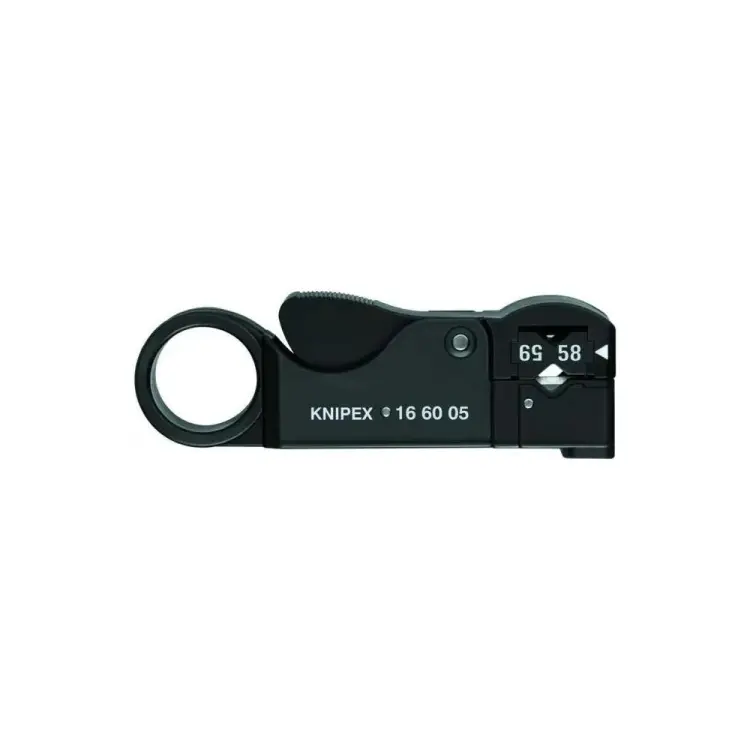 Инструмент для снятия изоляции с коаксиальных кабелей Knipex KN-166005SB