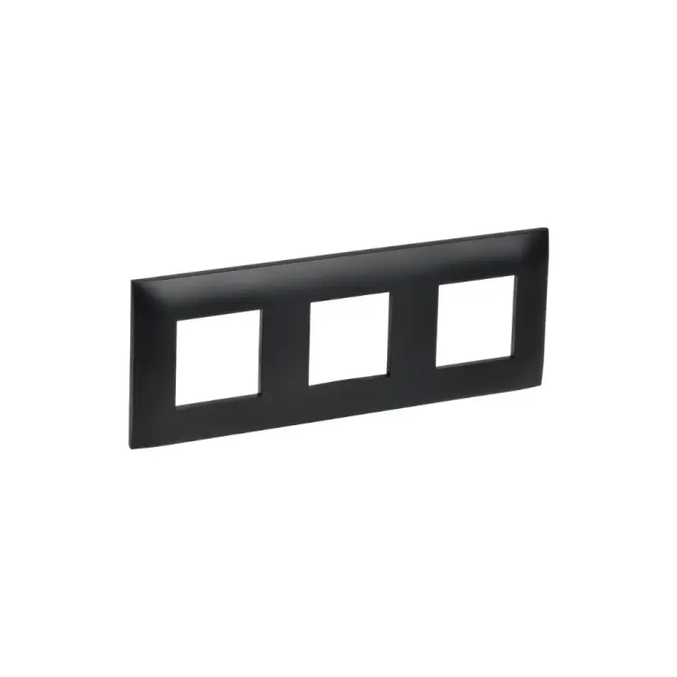 Рамка IEK SKANDY 3-местная SK-F03Bl черный SK-M32-K02
