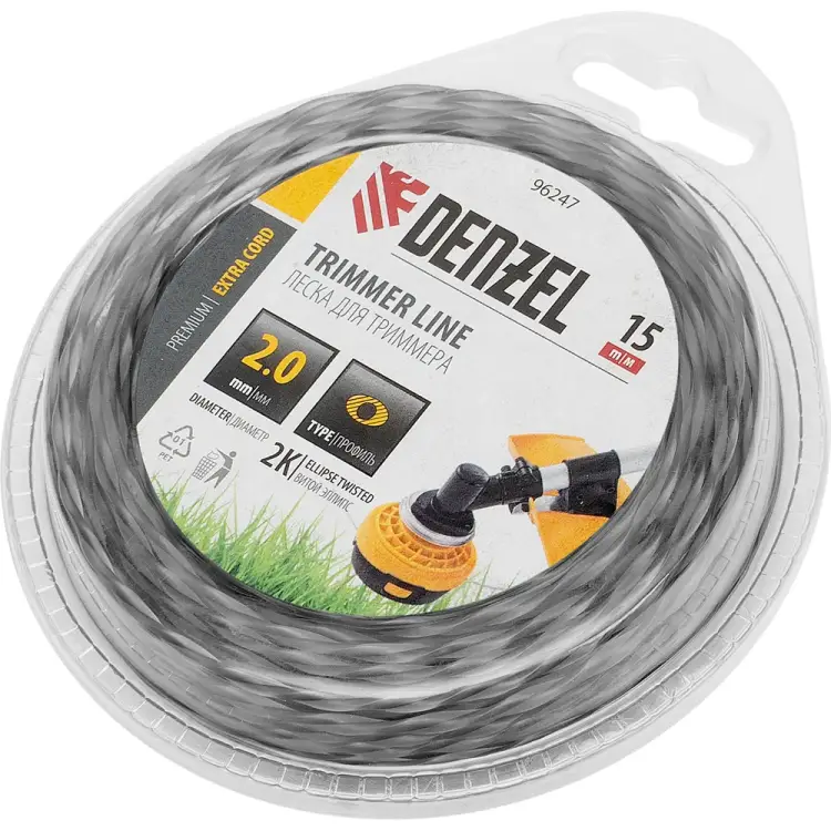 Леска для триммера Denzel EXTRA CORD 96247