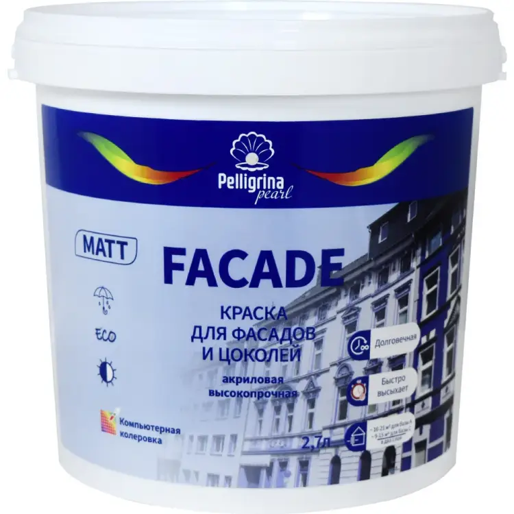 Краска фасадная PELLIGRINA PAINT facade 256893 Краска фасадная PELLIGRINA PAINT facade 256893