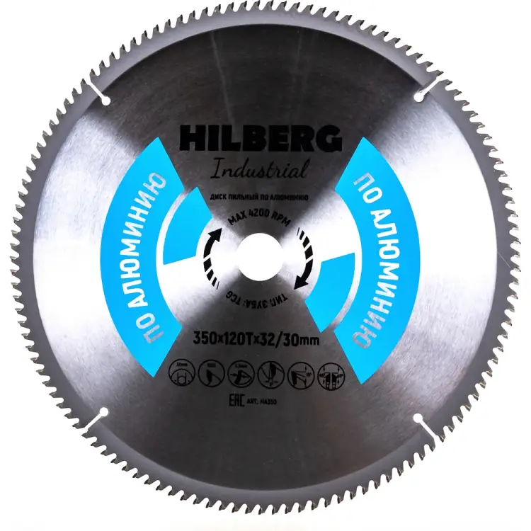 Пильный диск по дереву Hilberg Industrial HA350 Пильный диск по дереву Hilberg Industrial HA350