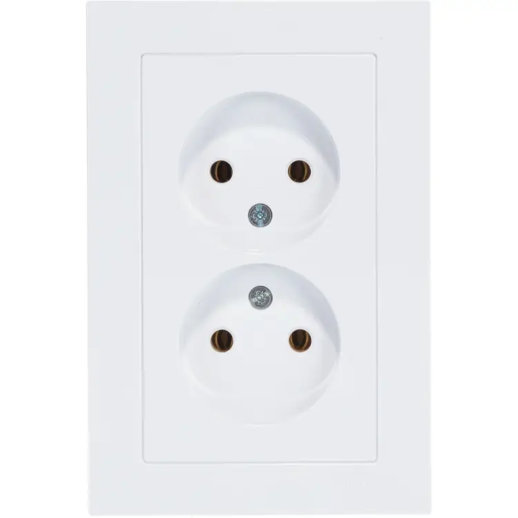 Двухместная розетка Systeme Electric ATLAS DESIGN ATN000120