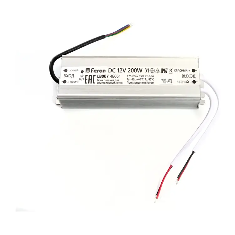 Электронный трансформатор для светодиодной ленты FERON LB007 48061