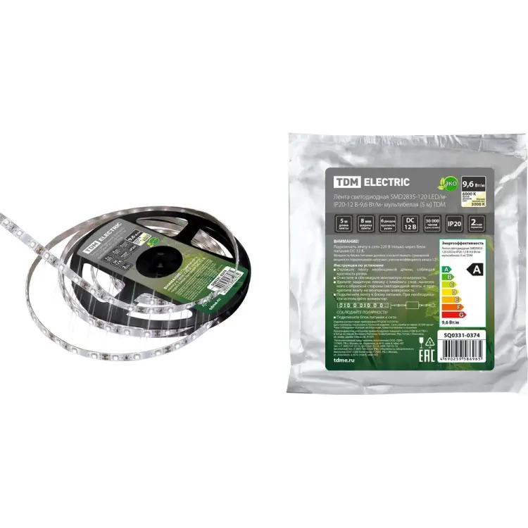 Светодиодная лента TDM ELECTRIC SMD2835-120 SQ0331-0374
