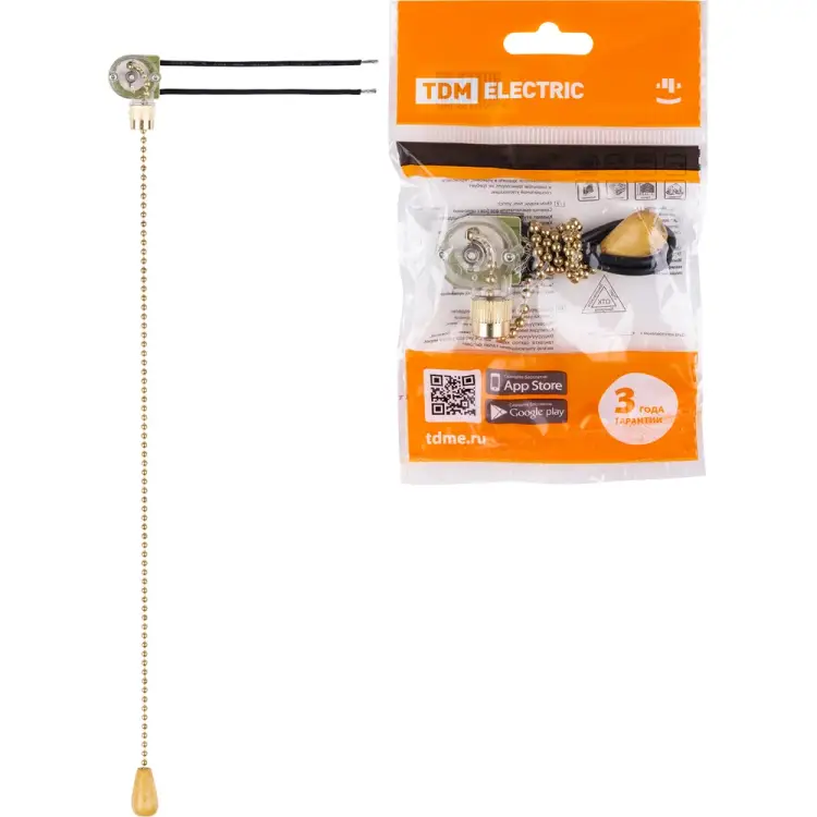 Сонетка-выключатель для бра TDM ELECTRIC SQ1806-0226