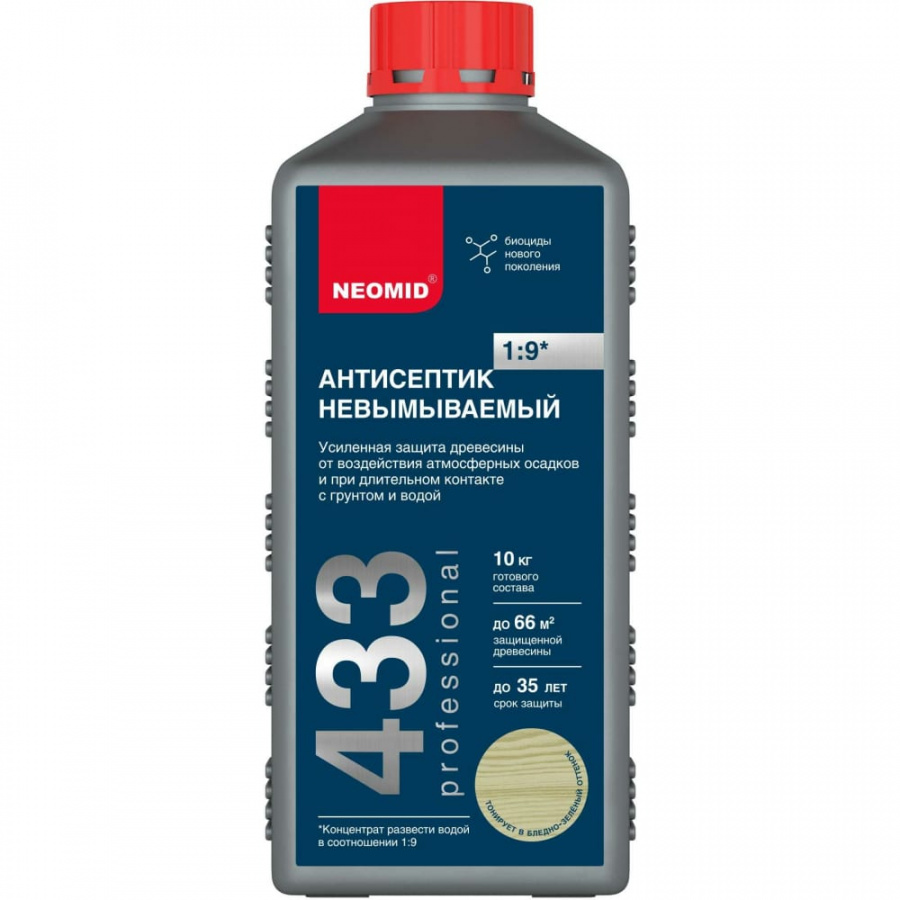 Невымываемый антисептик NEOMID 433