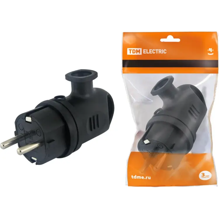 Угловая вилка TDM ELECTRIC SQ0612-0004