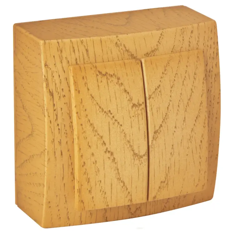 Двухклавишный выключатель Nilson Themis 26251003