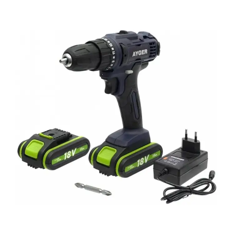 Аккумуляторная дрель шуруповерт AYGER AP18C