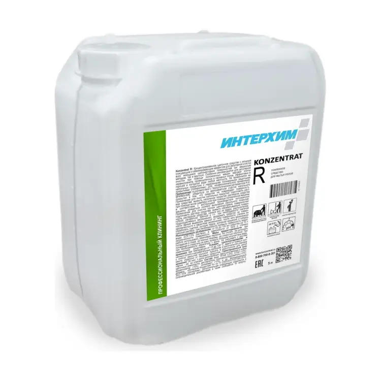 Усиленное средство для мытья полов ИНТЕРХИМ 5 л kn00650