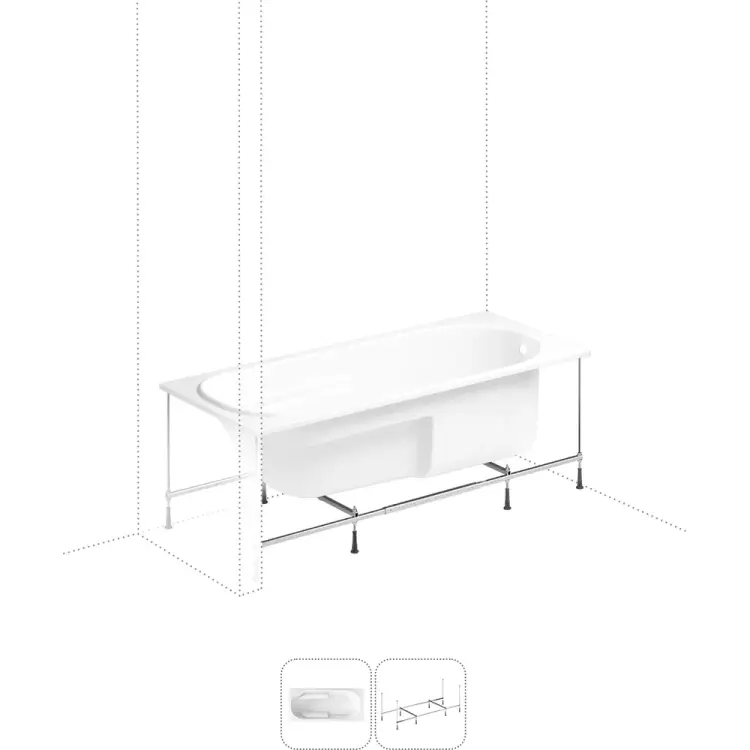 Акриловая ванна Lavinia Boho Bristol S1-35020070