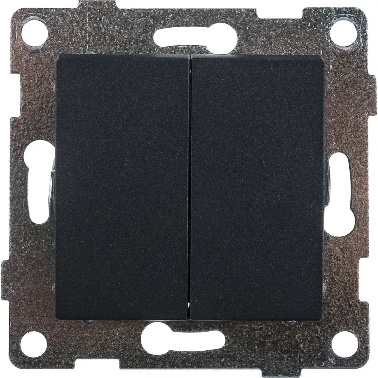 Двухклавишный механизм выключателя GUSI Electric Ugra С11В2-010