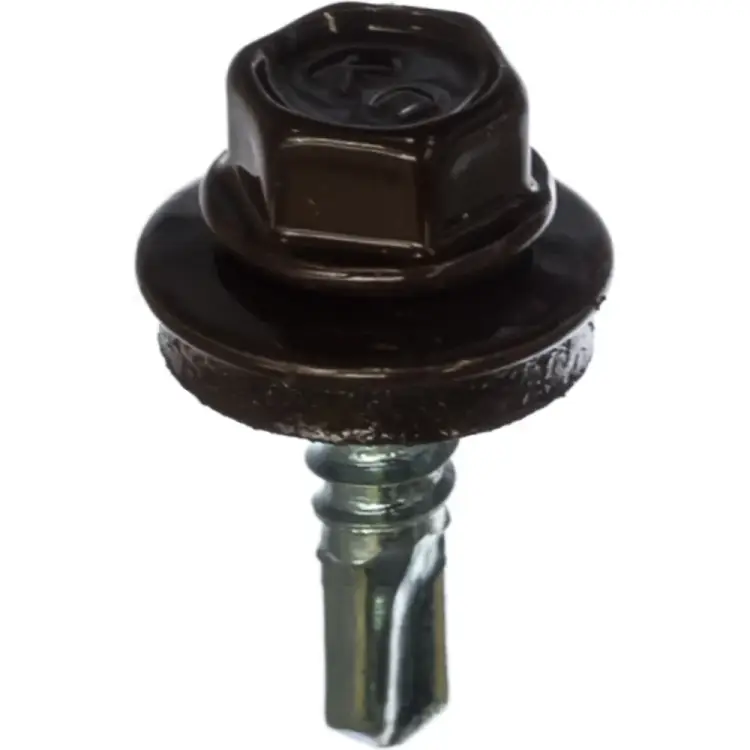 Кровельный саморез Kenner 4,8х19 RAL8017 темно-коричневый (4500 шт.) ск48198017