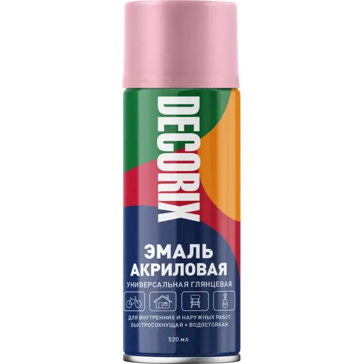 Универсальная аэрозольная акриловая эмаль Decorix 0101-26 DX Универсальная аэрозольная акриловая эмаль Decorix 0101-26 DX