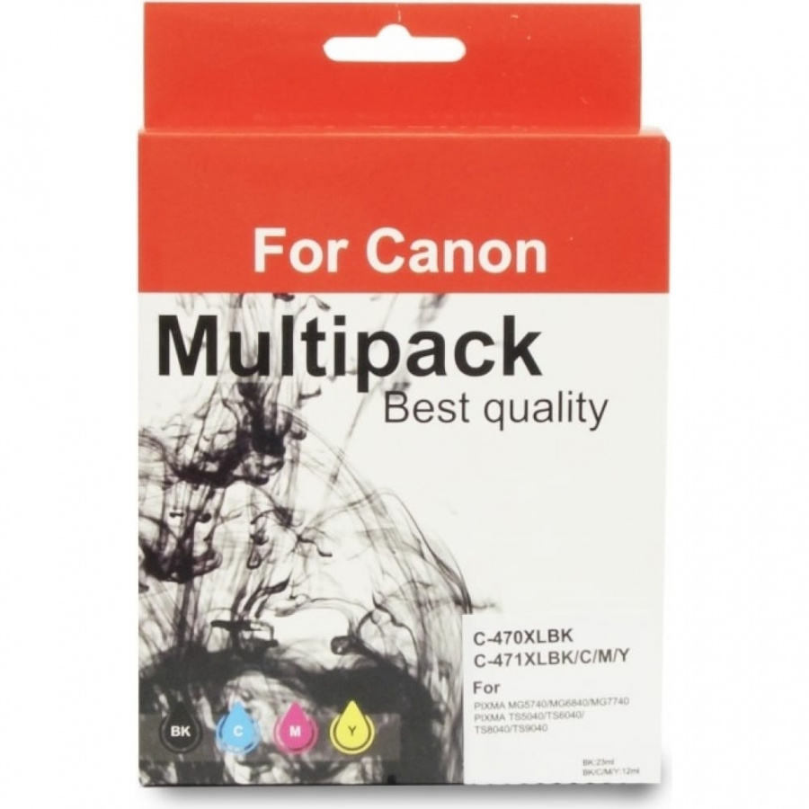Картридж для струйного принтера Canon PGI-470XL/CLI-471XL РЕВКОЛ 6565