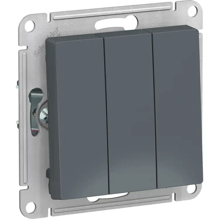 Трехклавишный выключатель Systeme Electric AtlasDesign ATN000731