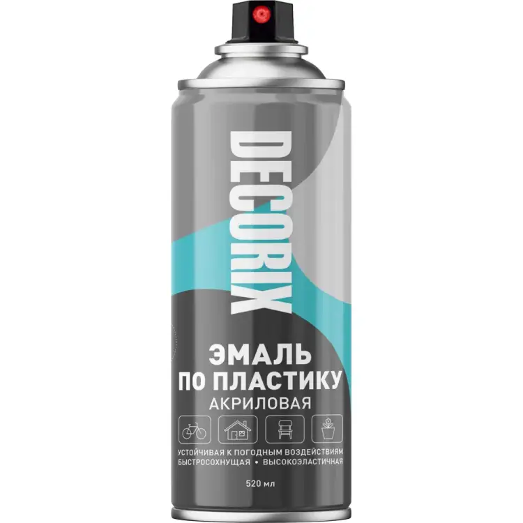 Аэрозольная эмаль по пластику Decorix 0117-01 DX Аэрозольная эмаль по пластику Decorix 0117-01 DX