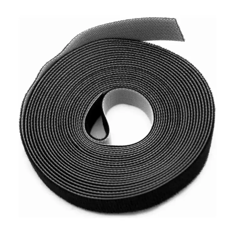 Лента-липучка Hyperline WASNR-5x25-BK 401686