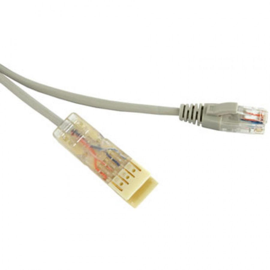 Патч-корд Hyperline PC-110-RJ45-2P-CX-3M-LSZH-GY