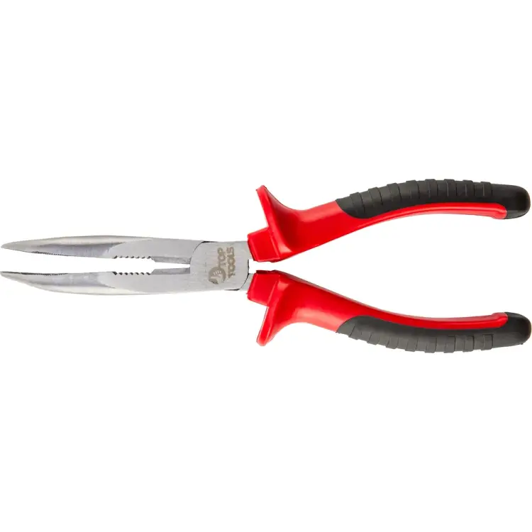 Удлиненные изогнутые плоскогубцы Top Tools 32D116
