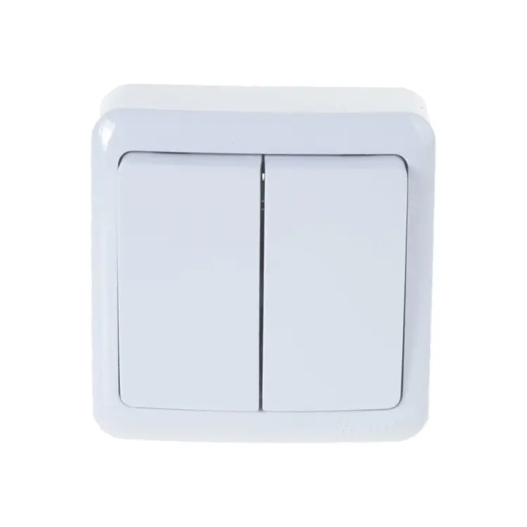 Двойной выключатель Lezard VIOLA 751-0200-101