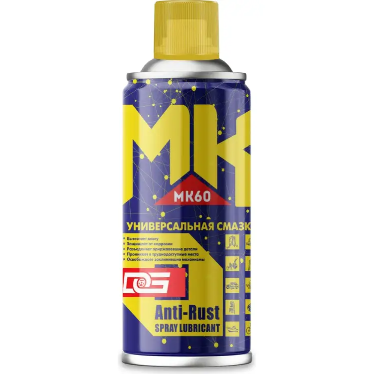Многофункциональная проникающая смазка DG аэрозоль 450 мл; 280 гр MK60-450