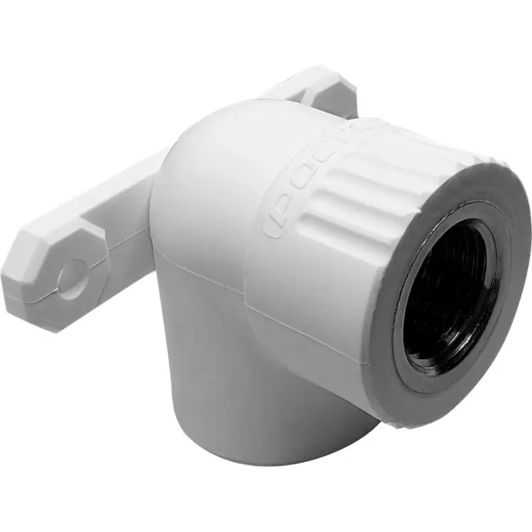 Комбинированный угольник РОСТерм ПП D25х3/4 ВР С КРЕПЛ angcombmountPPR25-3/4in