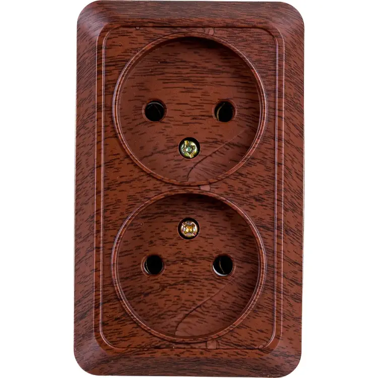 Двойная розетка Intro Quadro 2-203-10 Б0053796