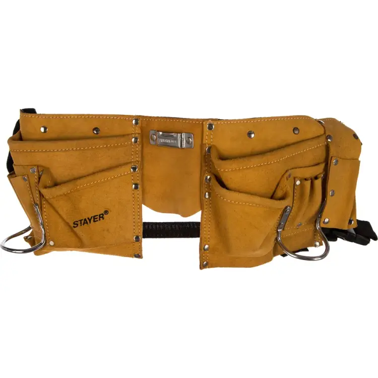 Кожаный пояс для инструментов STAYER MASTER 38510