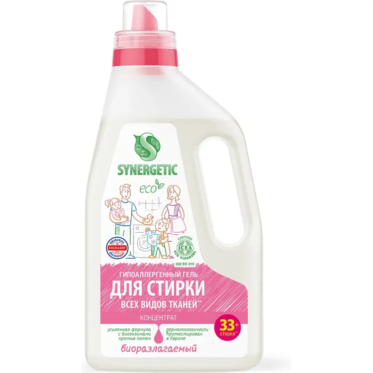 Универсальный гель для стирки белья SYNERGETIC 109506