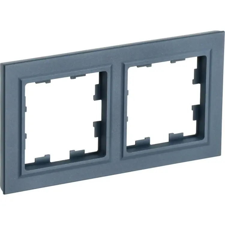 Двухместная рамка IEK Brite ру-2-брм BR-M22-K35