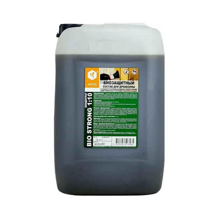 Биозащитный состав для древесины APIS Strong-bio 4665296512246